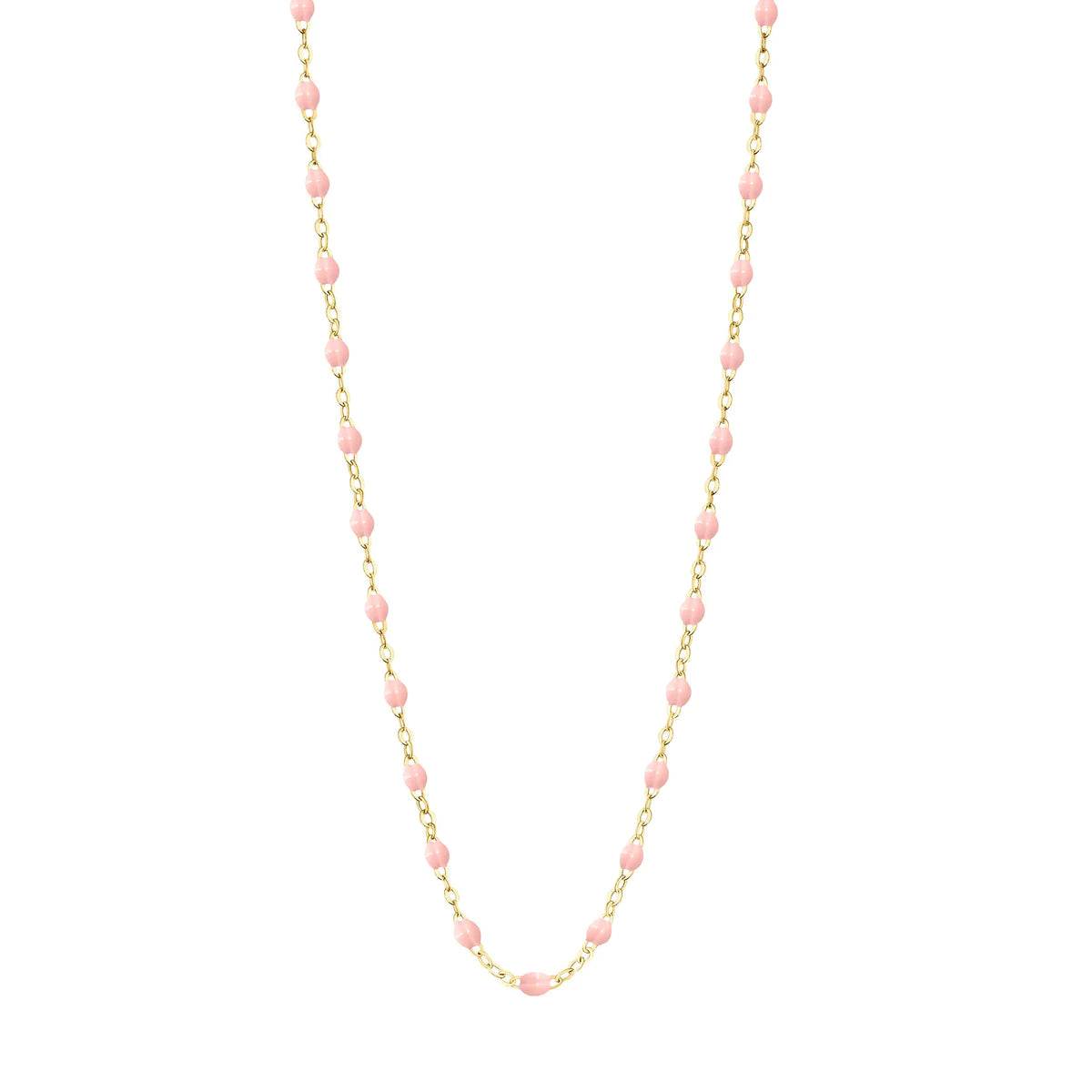 Gigi Clozeau Classic Gold Beaded 16.5" Necklace-Jewelry-Baby Pink-Misch-Vancouver-Canada