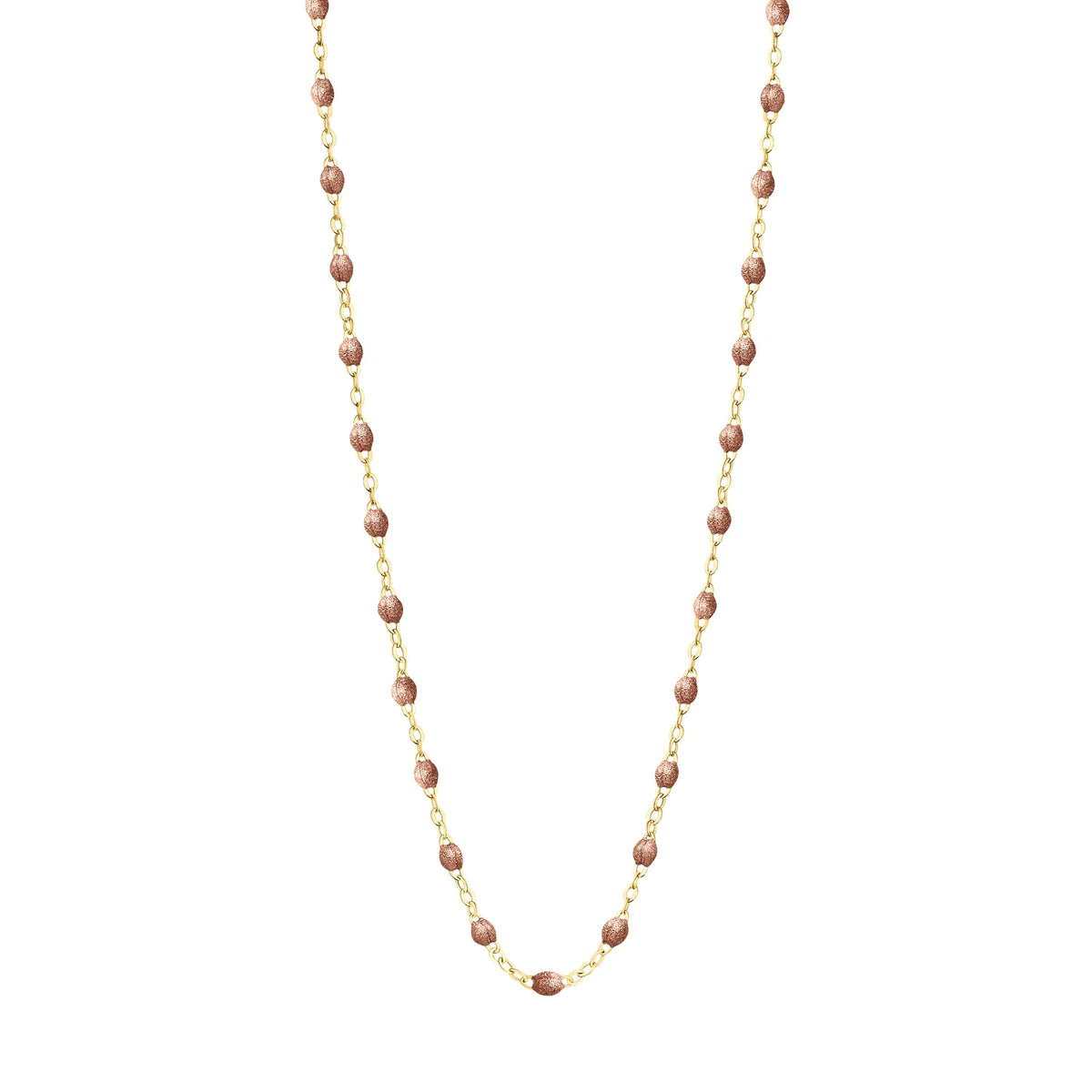Gigi Clozeau Classic Gold Beaded Necklace 17.7"-Jewelry-Copper-Misch-Vancouver-Canada