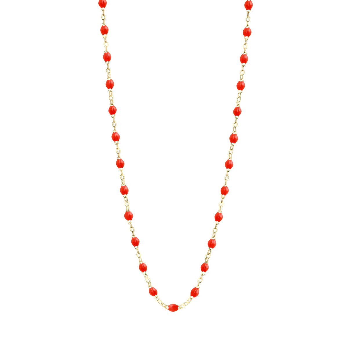 Gigi Clozeau Classic Gold Beaded Necklace 17.7"-Jewelry-Coral-Misch-Vancouver-Canada