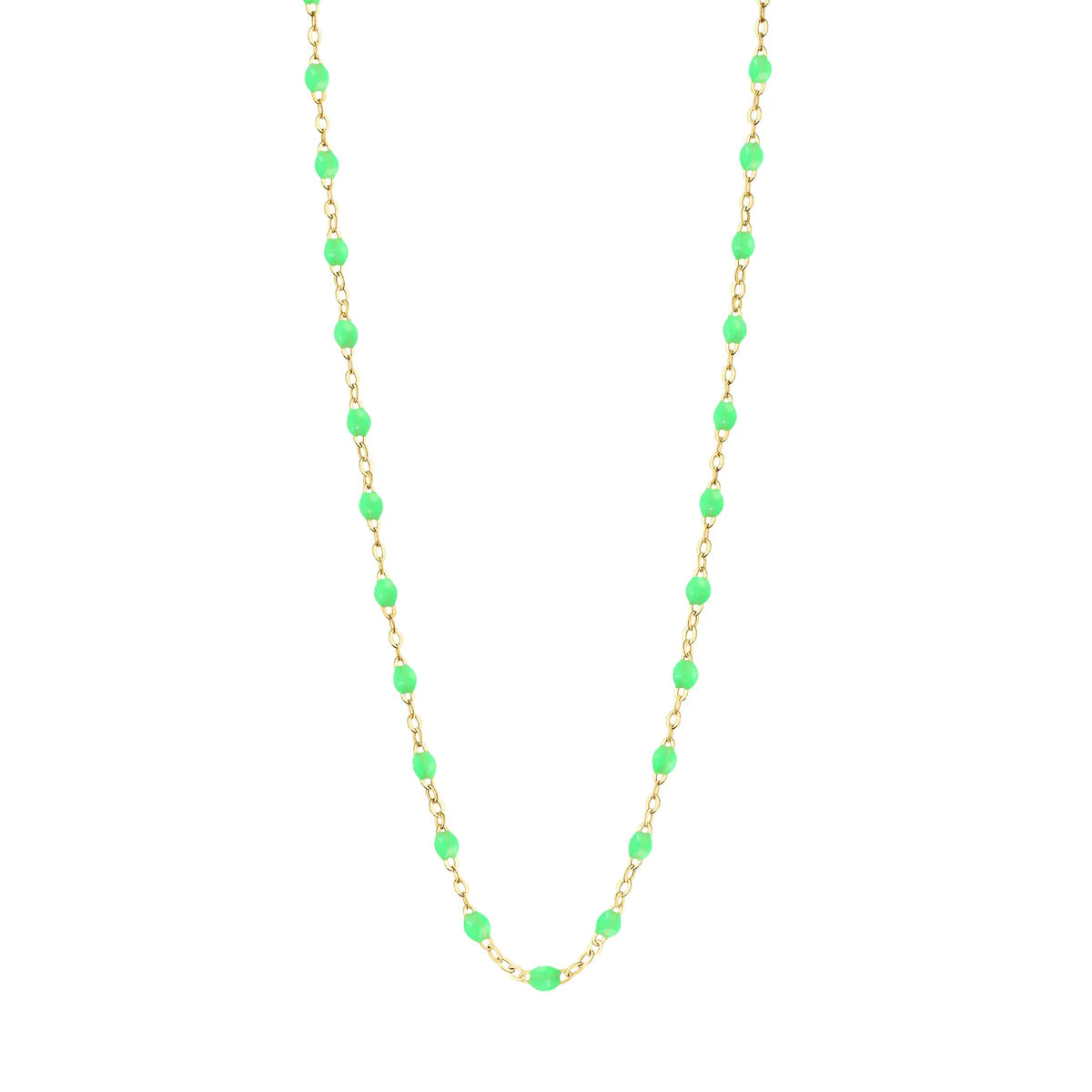 Gigi Clozeau Classic Gold Beaded Necklace 17.7"-Jewelry-Neon-Misch-Vancouver-Canada