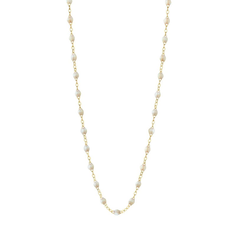 Gigi Clozeau Classic Gold Beaded Necklace 17.7"