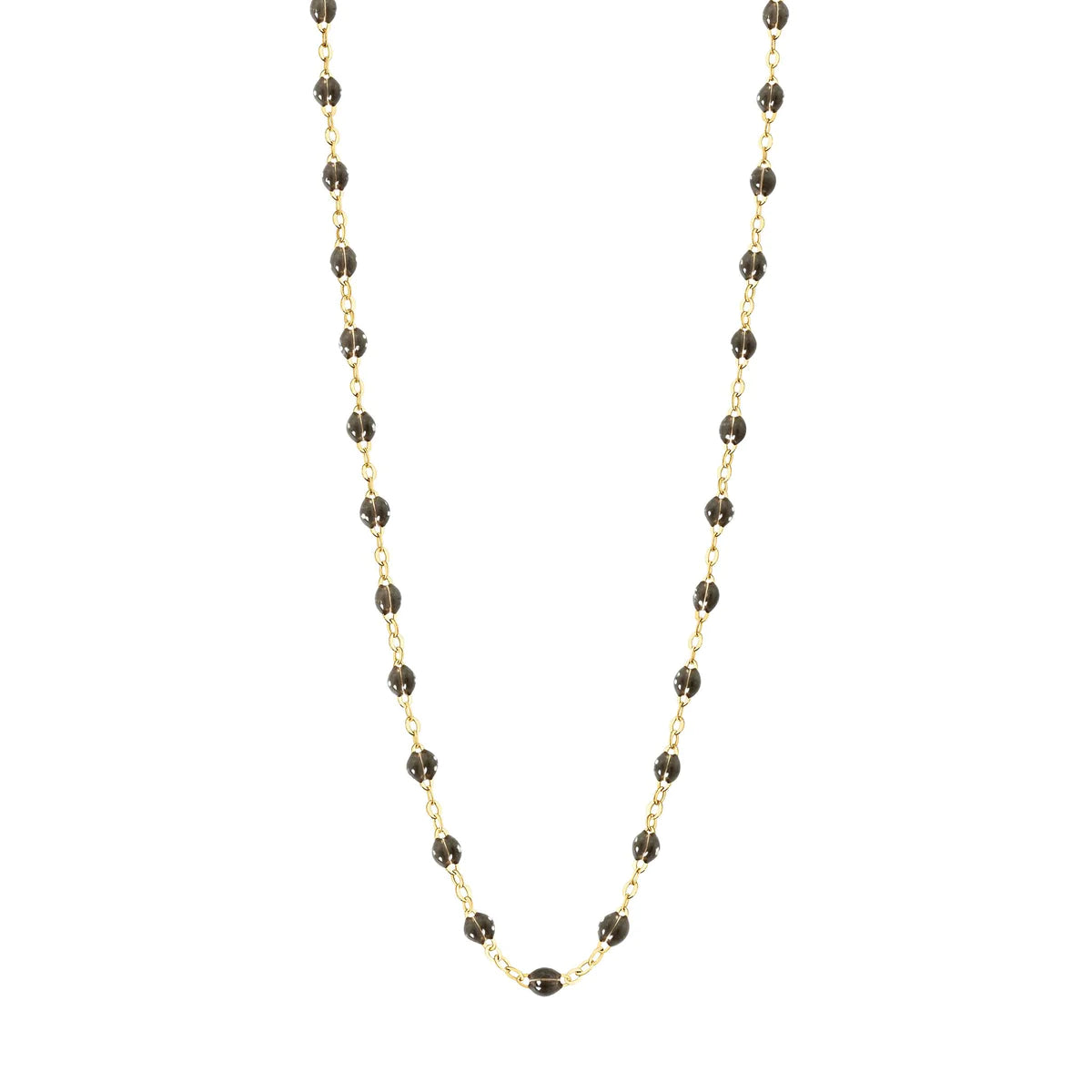 Gigi Clozeau Classic Gold Beaded Necklace 17.7"-Jewelry-Quartz-Misch-Vancouver-Canada